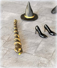 Dollhouse magical wand walking cane witch house apothecary halloween