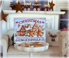 Sign - Christmas Gingerbread - Miniature