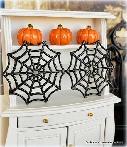 Spider Web Decor x 2- Miniature