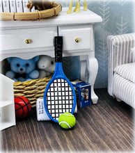 Tennis Racquet and Ball - Miniature