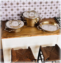 Stainless Steel Stove Pot Set of 3 - Miniature