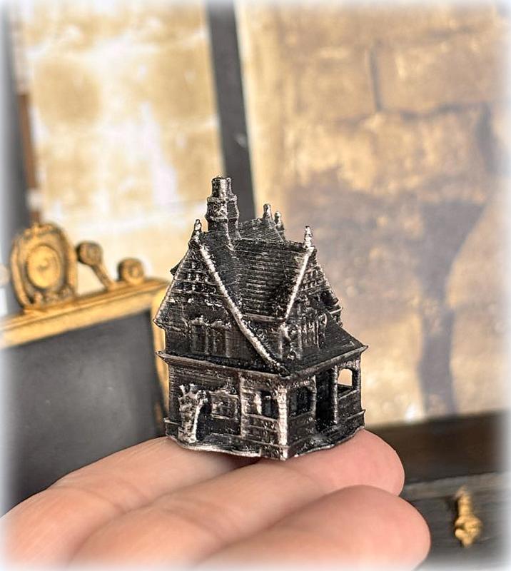 Dollhouse tiny haunted cottage witch house for dollhouse nursery