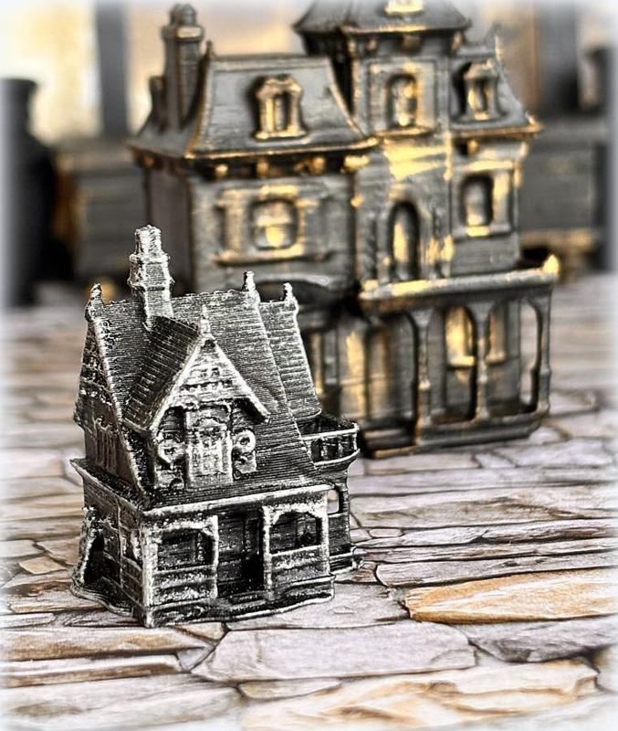 Dollhouse tiny haunted cottage witch house for dollhouse nursery