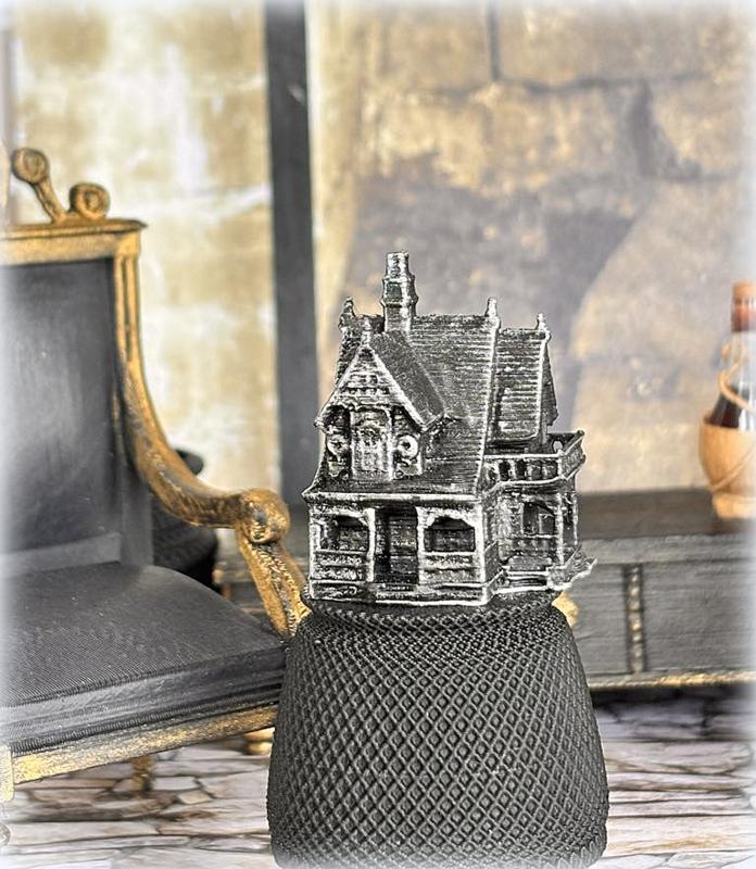 Dollhouse tiny haunted cottage witch house for dollhouse nursery
