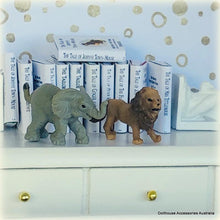 Dollhouse Lion and Elephant Circus toys miniature