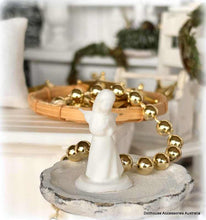 White Angel Shelf Ornament - 3 cm high - Miniature