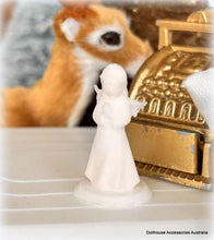 White Angel Shelf Ornament - 3 cm high - Miniature