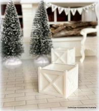 Dollhouse miniature hamptons planter box