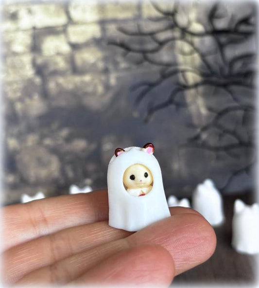 Sylvanian Families chocolate rabbit ghost figure mini