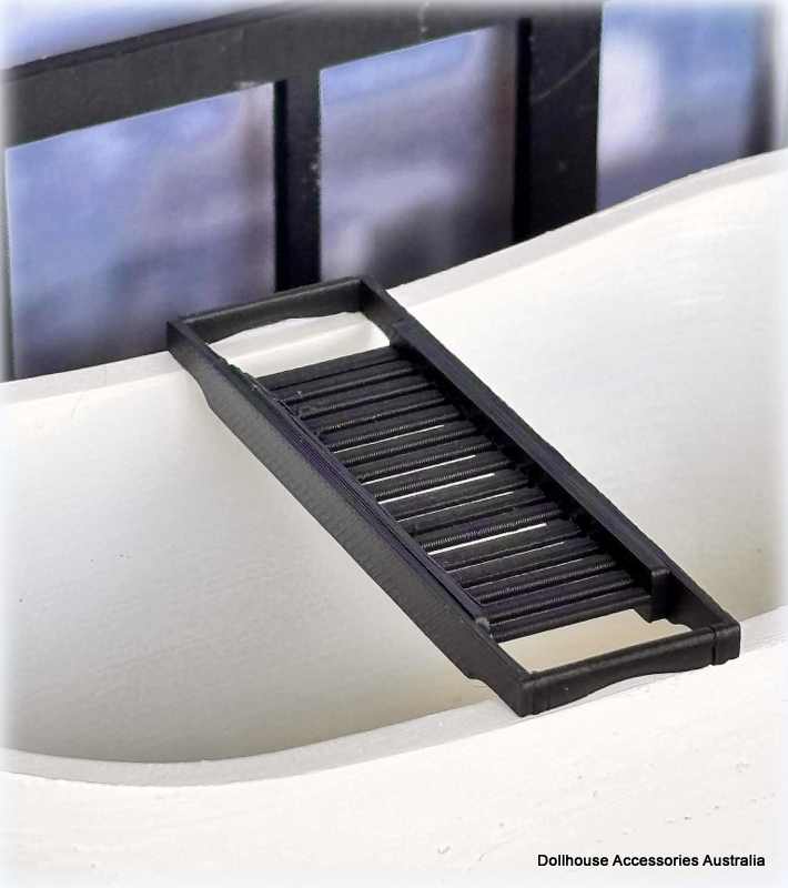 Bath Caddy - Black - Miniature