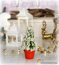 Christmas Tree in Small Red Pot - 4 cm high