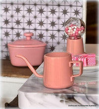 Dollhouse pink gooseneck coffee pot