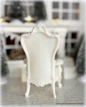 French Rococo Armchair - White - Miniature