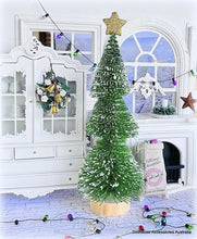 Glittery Christmas Tree with Star - 20 cm high