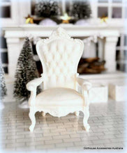French Rococo Armchair - White - Miniature