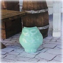 Owl Planter Pot - Mint Green