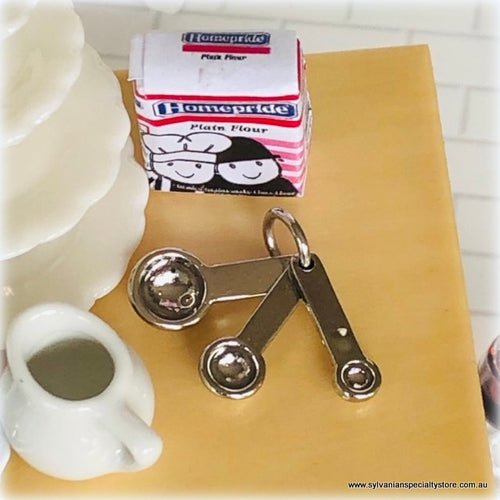 Dollhouse miniature kitchen measuring spoons