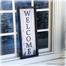 Welcome Sign - Framed - 8 cm
