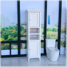 White Bathroom Cabinet - Miniature