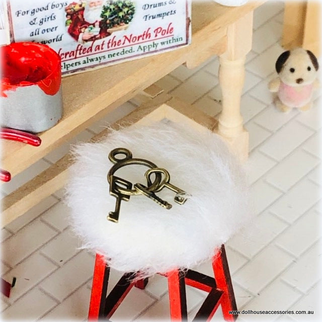 Dollhouse Santa Workshop keys
