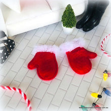 Red Gloves Pair - Miniature