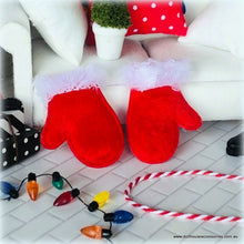 Red Gloves Pair - Miniature