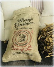 Dollhouse Miniature Christmas Reindeer Delivery sack