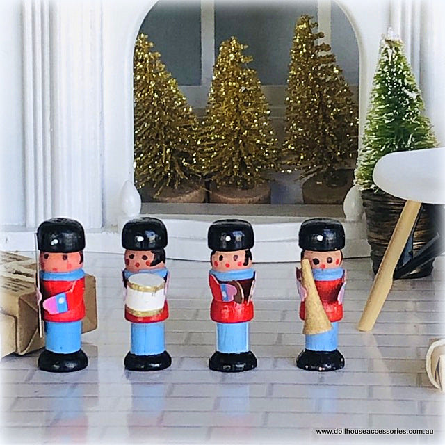 Dollhouse Toy Soldiers Christmas nursery