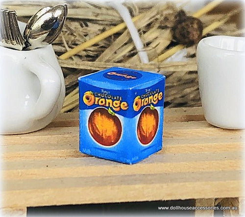 Dollhouse Miniature chocolate ORange traditional Christmas gift