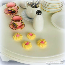 Biscuits - Pink Icing x 4 - Miniature