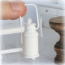 dollhouse miniature white churn