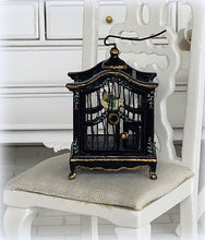 Ornate Birdcage with Bird - Miniature
