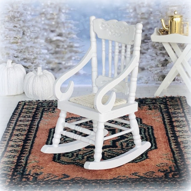 White Rocking Chair - Miniature