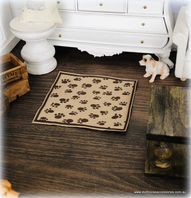 Dollhouse pet blanket rug animal pets