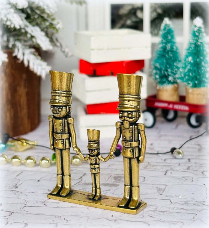 Dollhouse Miniature Christmas Nutcracker Soldiers