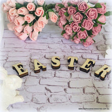 Easter Letters dollhouse miniature