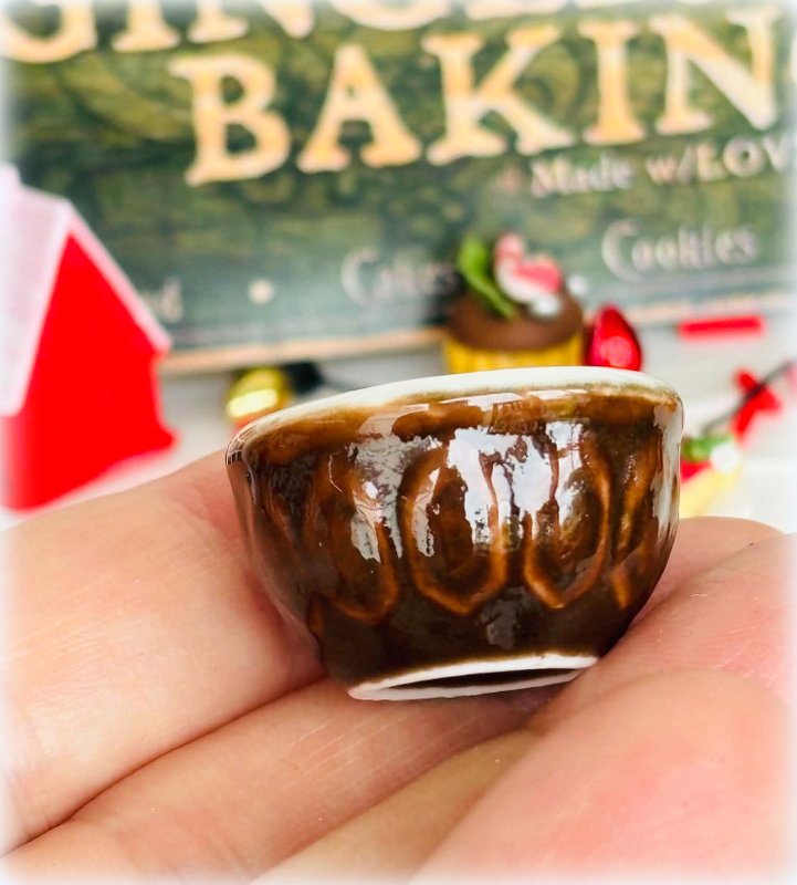 Baking Bowl - Brown - Miniature