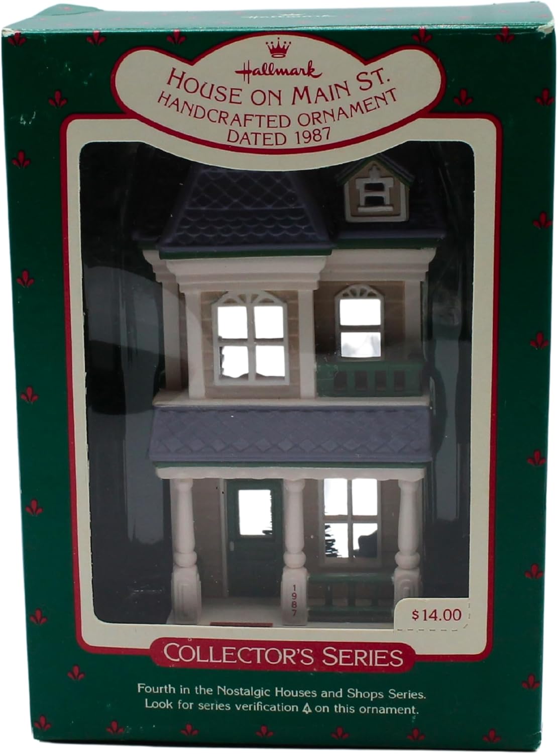 Hallmark Nostalgia House on Main St - 1987 - 9cm high