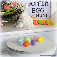 Dollhouse miniature easter eggs hunt