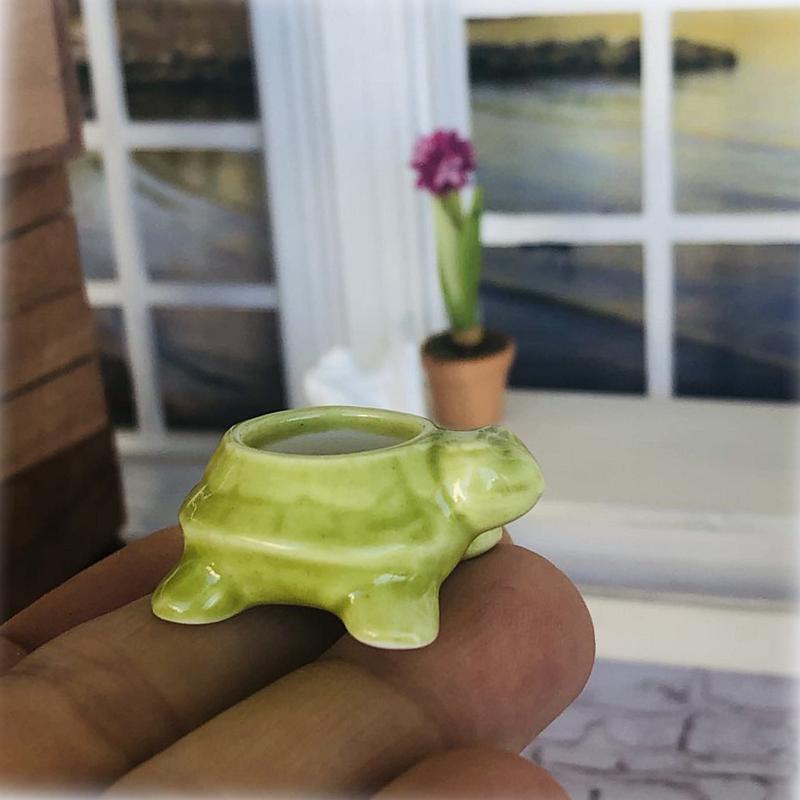 Turtle Planter Pot - Green
