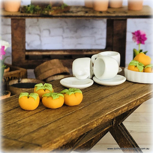 Dollhouse persimmon fruits