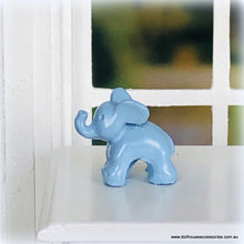 Blue Elephant Ornament - Miniature