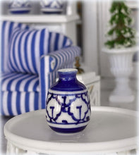 Dollhouse Blue vase crockery Hamptons decor