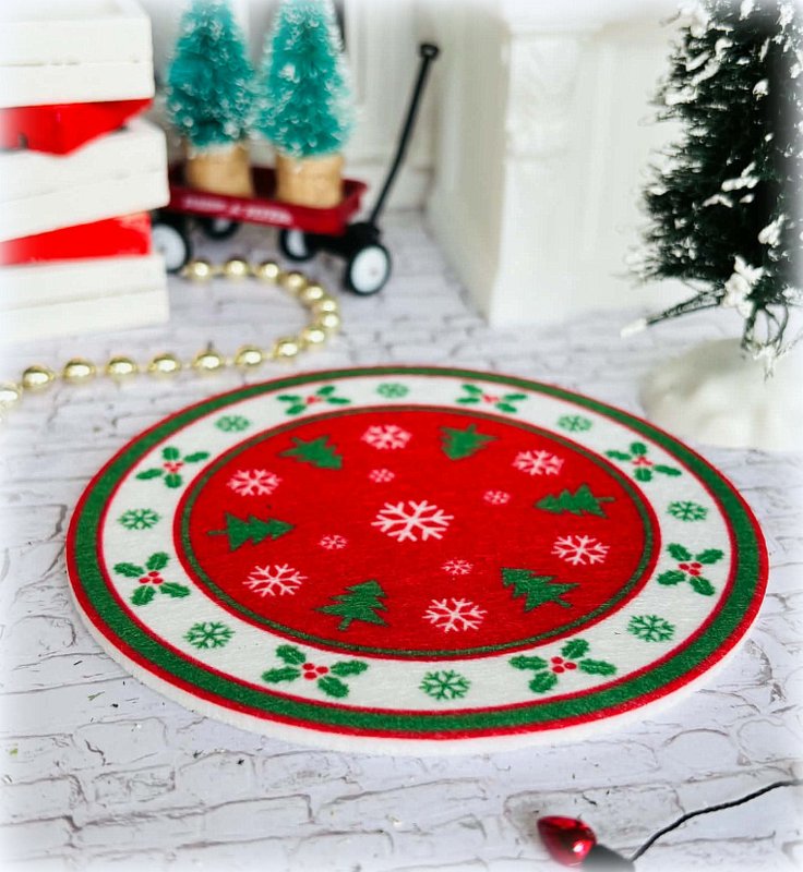 Christmas Mat - Miniature