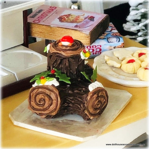 Christmas Yule Log - Miniature