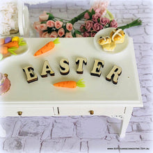 Easter Letters dollhouse miniature