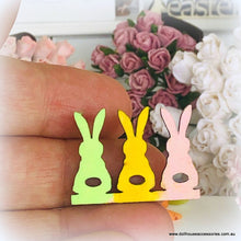 Easter Bunnies in a Row - Miniature