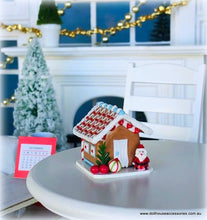 Dollhouse gingerbread cottage miniature
