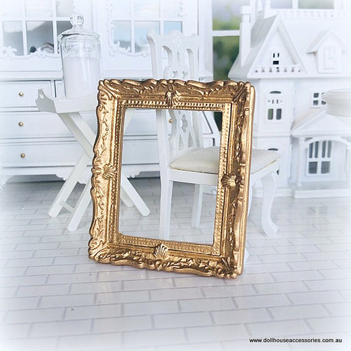 Dollhouse Gold frame shabby chic