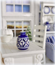 Dollhouse Blue vase crockery Hamptons decor